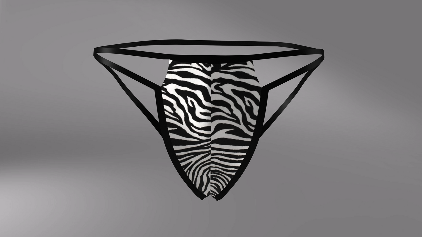 The "Stallion" Zebra Jockstrap